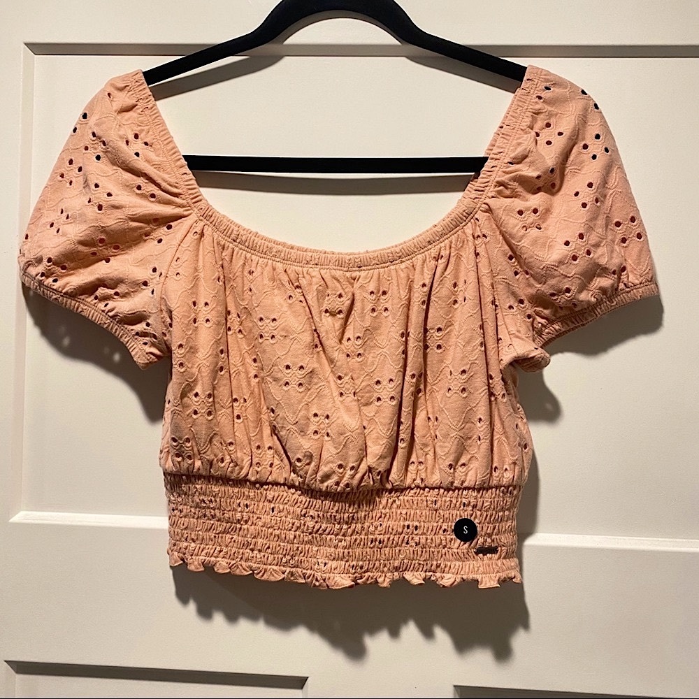 Hollister Off Shoulder Crop Top